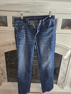 American Eagle Dark Blue Slim Jeans 30x30